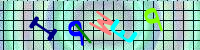 Blue Captcha Image