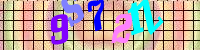 Blue Captcha Image