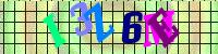 Blue Captcha Image