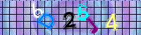 Blue Captcha Image