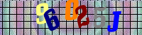 Blue Captcha Image