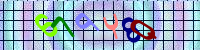 Blue Captcha Image