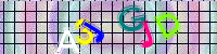 Blue Captcha Image