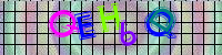 Blue Captcha Image