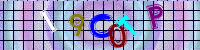 Blue Captcha Image