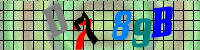 Blue Captcha Image